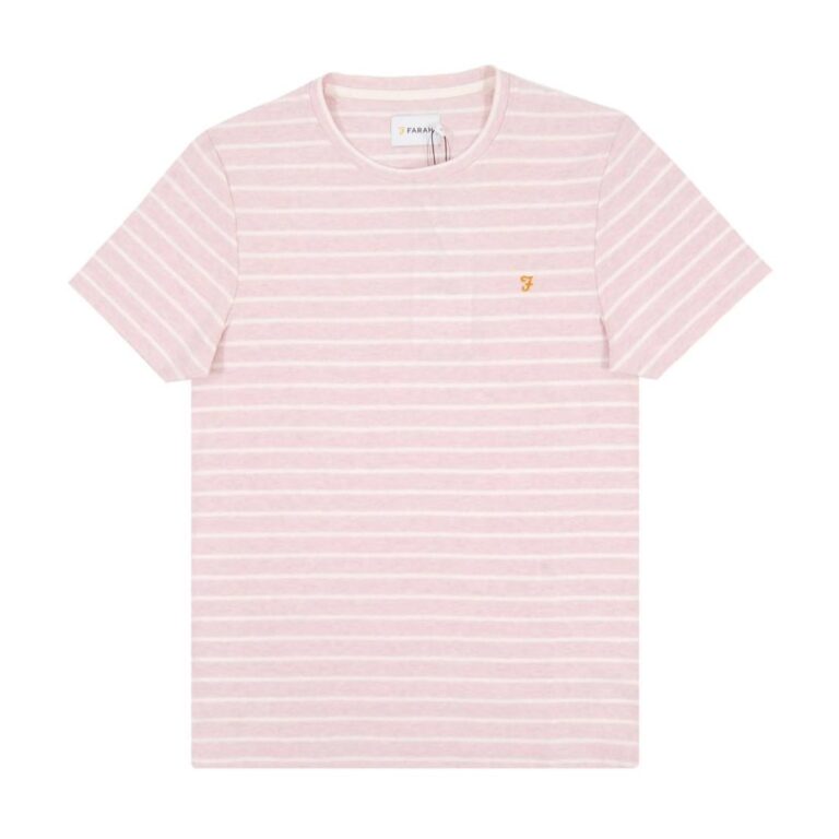 Farah Salford Regular Fit Short Sleeve T-Shirt - Rose Marl