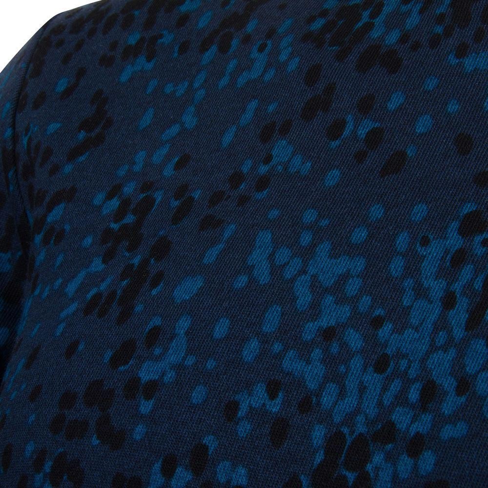 Farah Warwick Printed Regular Fit Long Sleeve Sweatshirt - Yale Blue