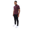Fila BB1 Classic Vintage Striped Polo - Fig / Milky Blue / Gardenia / Black