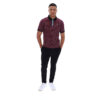 Fila BB1 Classic Vintage Striped Polo - Fig / Milky Blue / Gardenia / Black