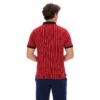 Fila BB1 Classic Vintage Striped Polo - Sun Dried Tomato / Black / White