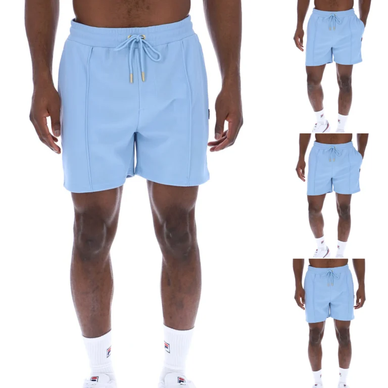 Fila Eusebio Pin Tuck Shorts - Frozen Fjord