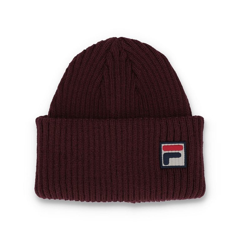 Fila Finns Classic Chunky Turn Up Beanie - Windsor Wine