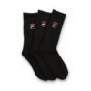 Fila Goat 3 Pack Sock - Black