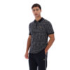 Fila Jackson Jacquard Regular Fit Short Sleeve Knitted Polo - Black