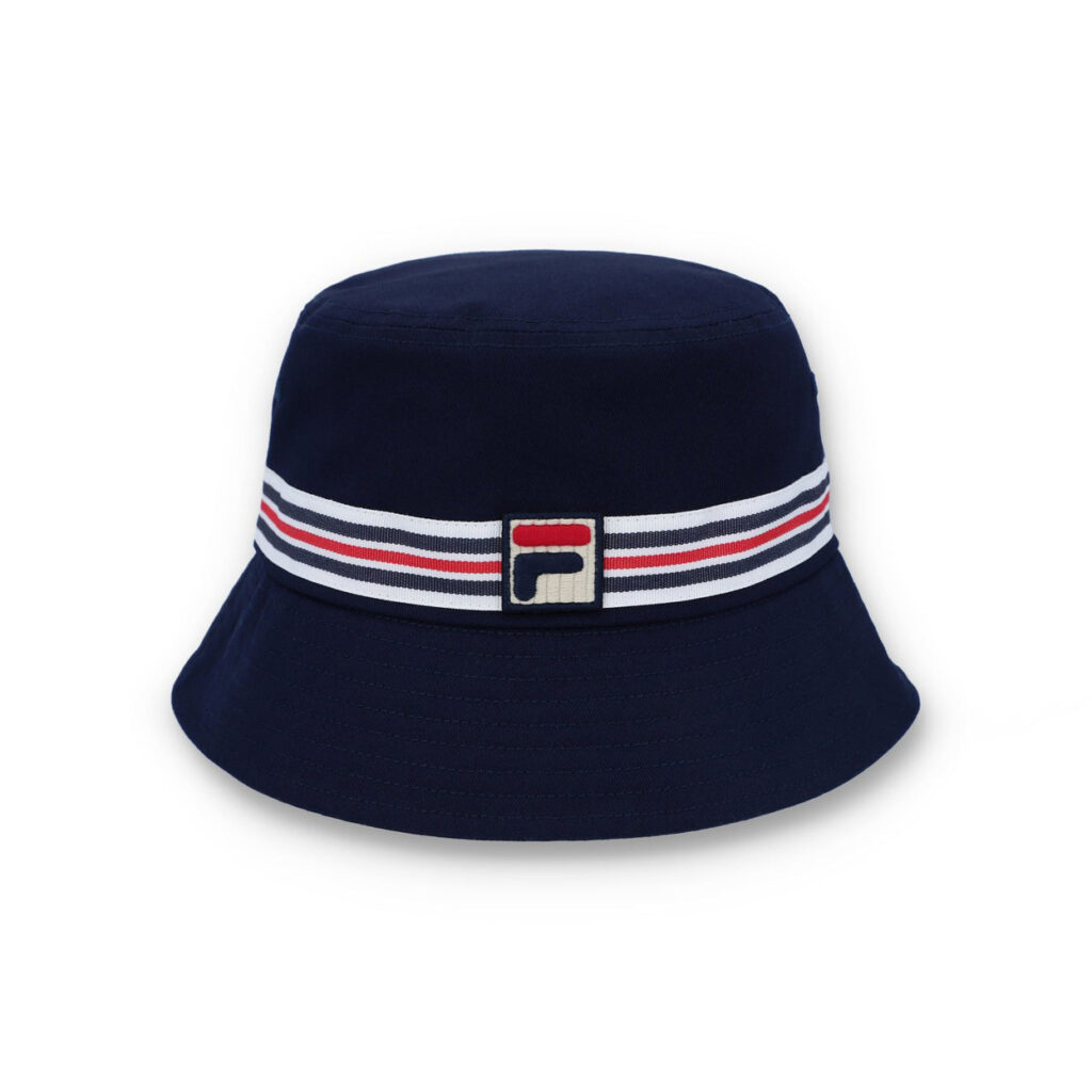 Fila Jojo Bucket Hat With Heritage Stripe Tape - Fila Navy