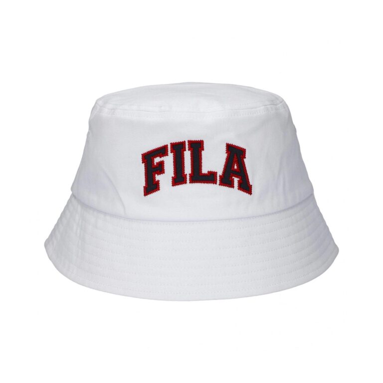 Fila Kella Embroided Bucket Hat - White