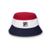 Fila Leader Patch Bucket Hat - Red/Fila Navy