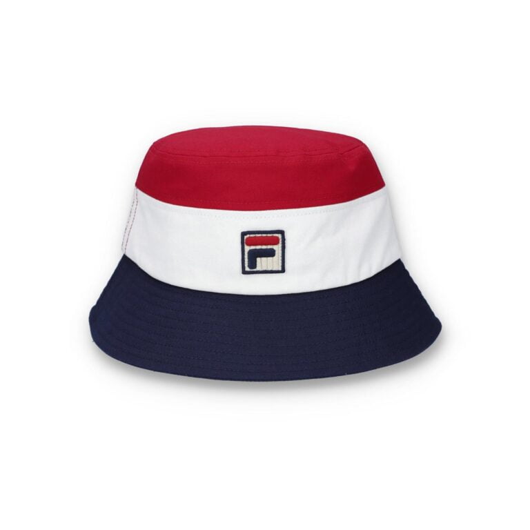 Fila Leader Patch Bucket Hat - Red/Fila Navy