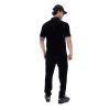 Fila Louie Slim Fit Short Sleeve Velour Polo Shirt - Black/Gold