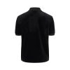 Fila Louie Slim Fit Short Sleeve Velour Polo Shirt - Black/Gold