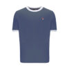 Fila Marconi Regular Fit Short Sleeve T-Shirt - Vintage Indigo / Gardenia