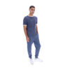 Fila Marconi Regular Fit Short Sleeve T-Shirt - Vintage Indigo / Gardenia