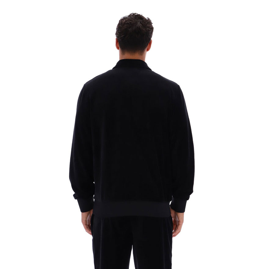 Fila Malakai Striped Track Top - Black / Gardenia / Fila Red