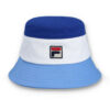 Fila Marco Tri_colour Bucket Hat With Heritage Logo - Frozen Fjord / Gardenia