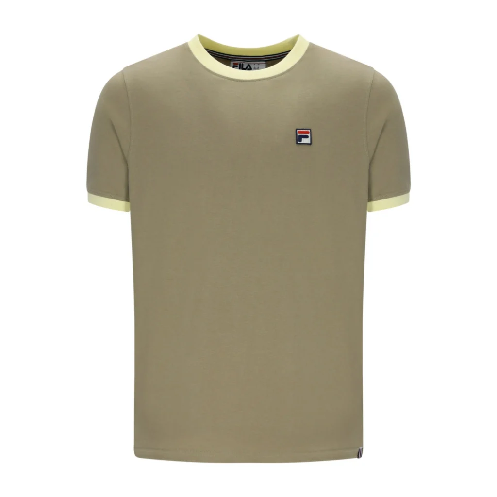 Fila Marconi Essential Ringer Tee - Chinchilla / Double Cream