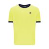 Fila Marconi Regular Fit Short Sleeve T-Shirt - Limelight/Navy