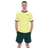 Fila Marconi Regular Fit Short Sleeve T-Shirt - Limelight/Navy