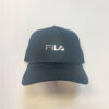 Fila Metal Logo 6 Panel Cap - Black