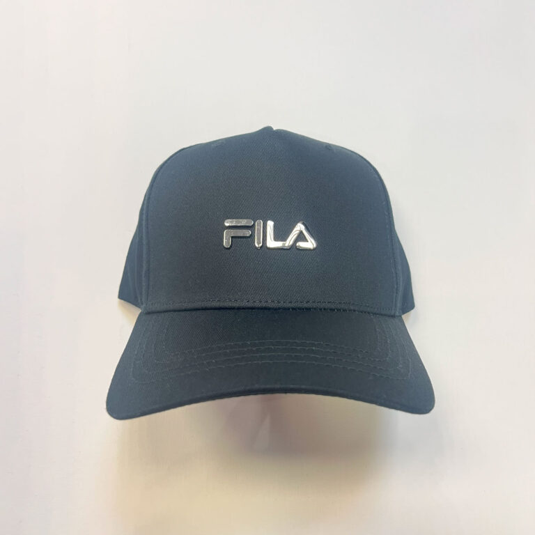 Fila Metal Logo 6 Panel Cap - Black