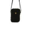 Fila Monogram Cross Body Bag - Black/Brown