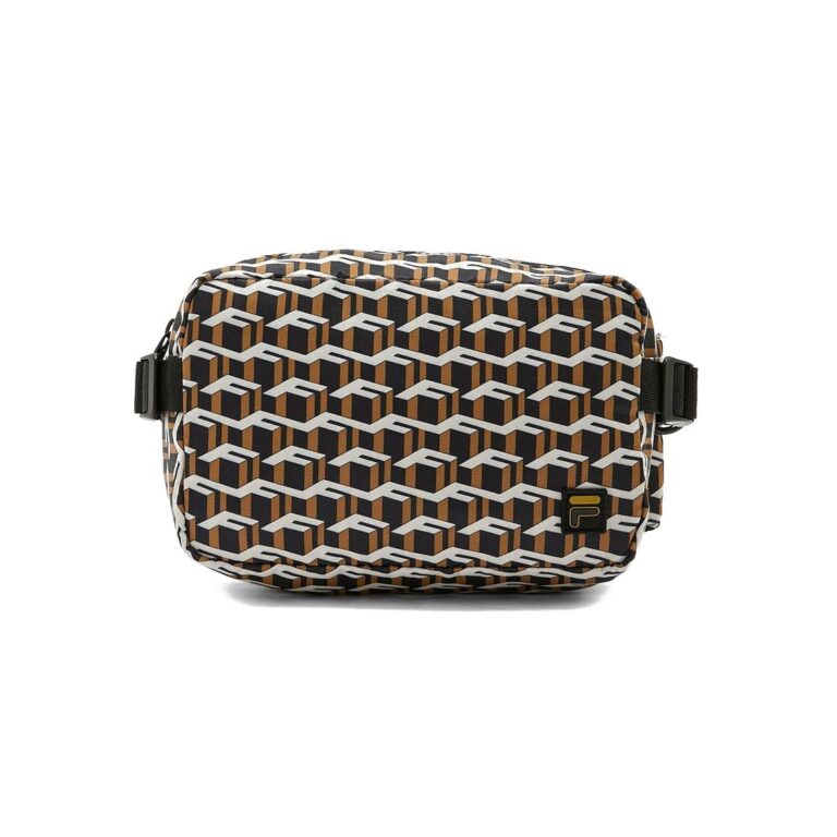 Fila Monogram Waist Bag - Black/Brown