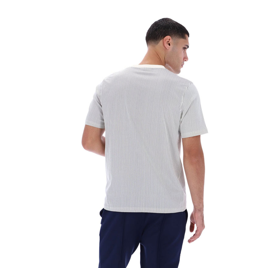 Fila Nilo Regular Fit Short Sleeve T-Shirt - Gardenia / Fila Navy