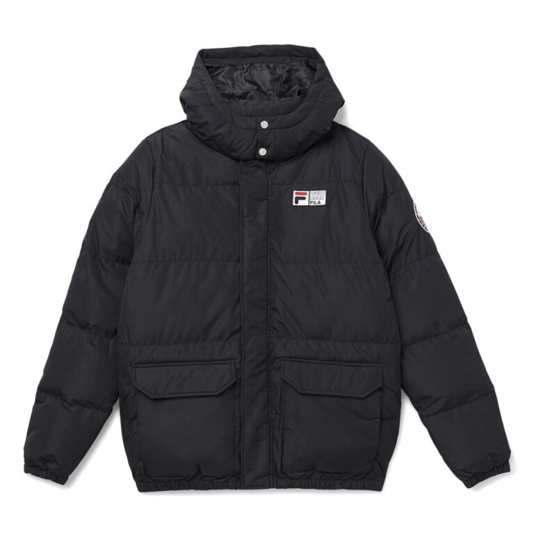 Fila Outdoor Regular Fit Long Sleeve Detachable Hood Long Sleeve Jacket - Black