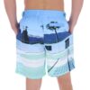 Fila Photographic Long Regular Fit Swim Short - Dusty Aqua