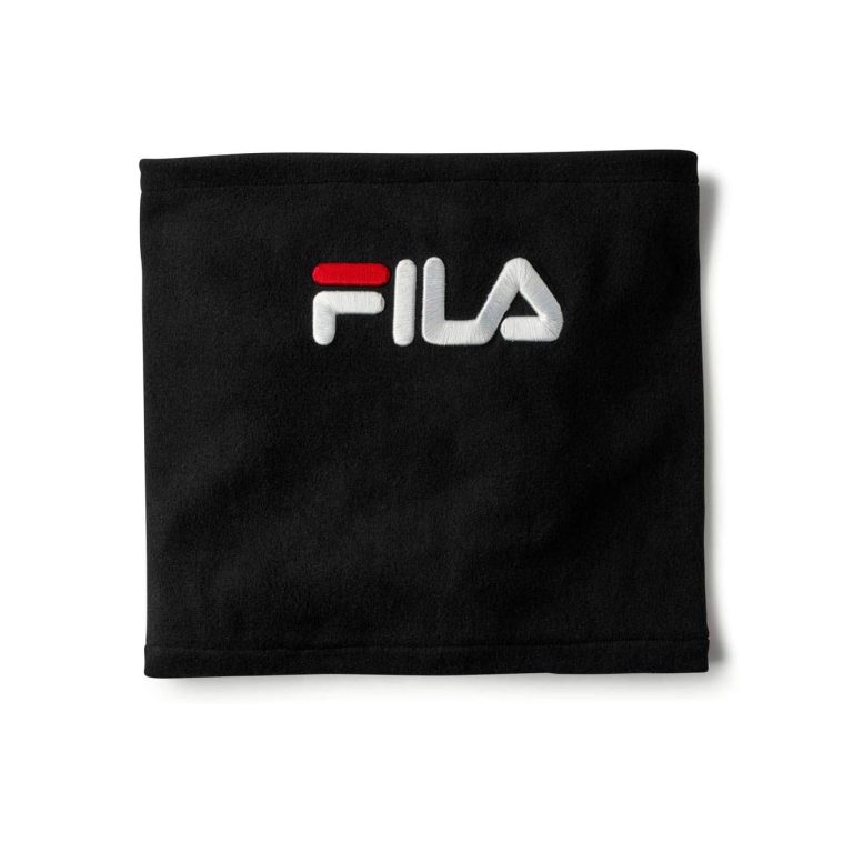 Fila Raza Fleece Bold logo Neck Warmer - Black/White