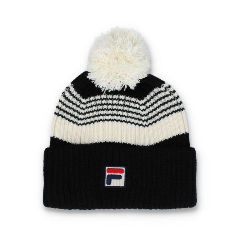Fila Renard Pom Beanie Clr Fade Effect Box Logo - Black