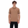 Fila Soren 3 Polo With Tipping With Bambo Badge - Raw Umber