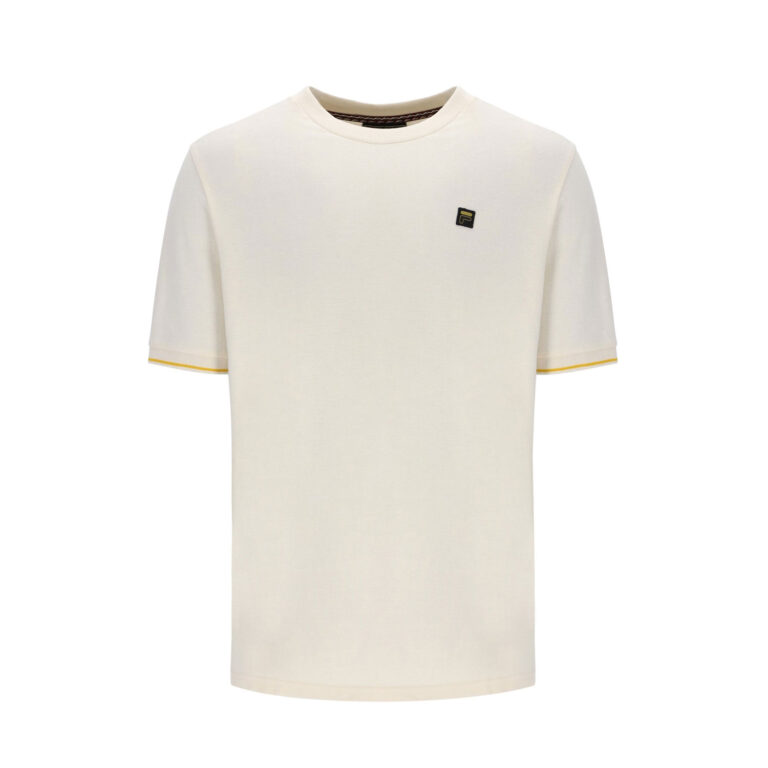 Fila Taped Rib Cuff Regular Fit Short Sleeve T-Shirt - Whitecap/Grey