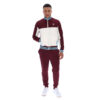 Fila Tie Breaker Funnel Neck Jacket - Fig / Gardenia / Milky Blue