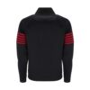 Fila Vann 5 Stripe Regular Fit Full Zip Long Sleeve Track Top - Black/Red