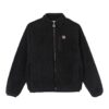 Fila Yuri Raglan Sherpa Regular Fit Full Zip Jacket - Black