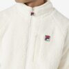 Fila Yuri Raglan Sherpa Regular Fit Full Zip Jacket - Whisper White