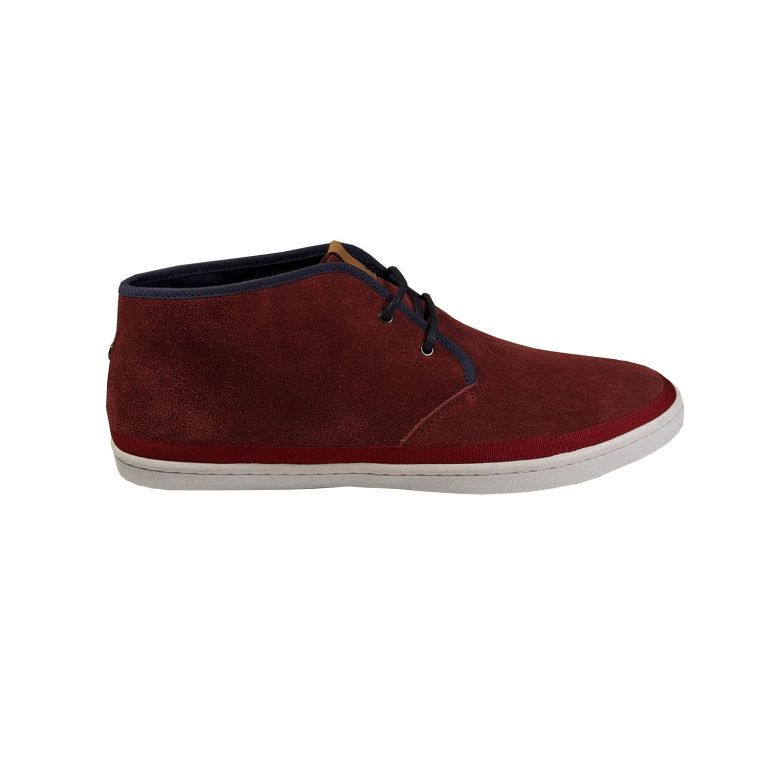 Fred Perry Como Suede Shoes - Maroon