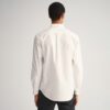 Gant Beefy Oxford Regular Fit Long Sleeve Button Up Shirt - Eggshell White