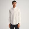 Gant Beefy Oxford Regular Fit Long Sleeve Button Up Shirt - Eggshell White