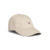 Gant Cotton Twill Logo Cap - Putty