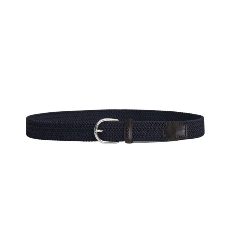 Gant Elastic Braid Belt - Marine Blue