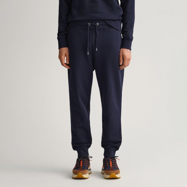 Gant Original Logo Regular Fit Jogger - Evening Blue