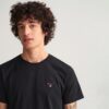 Gant Original Regular Fit Short Sleeve T-Shirt - Black