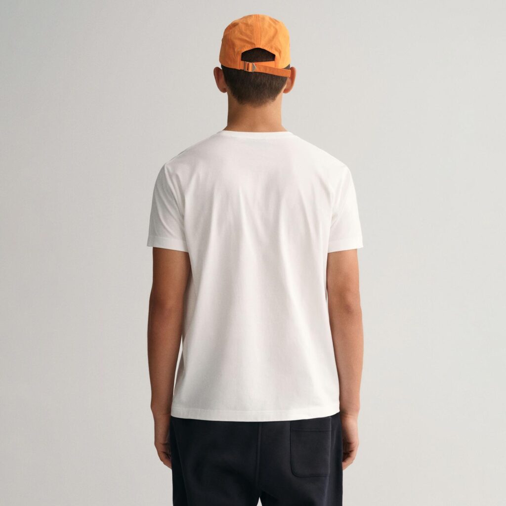 Gant Original Regular Fit Short Sleeve T-Shirt - Bright White