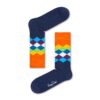 Happy Sock All Over Print Block Fade - Multi/Blue