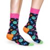 Happy Socks All Over Print Peace - Black/Multi