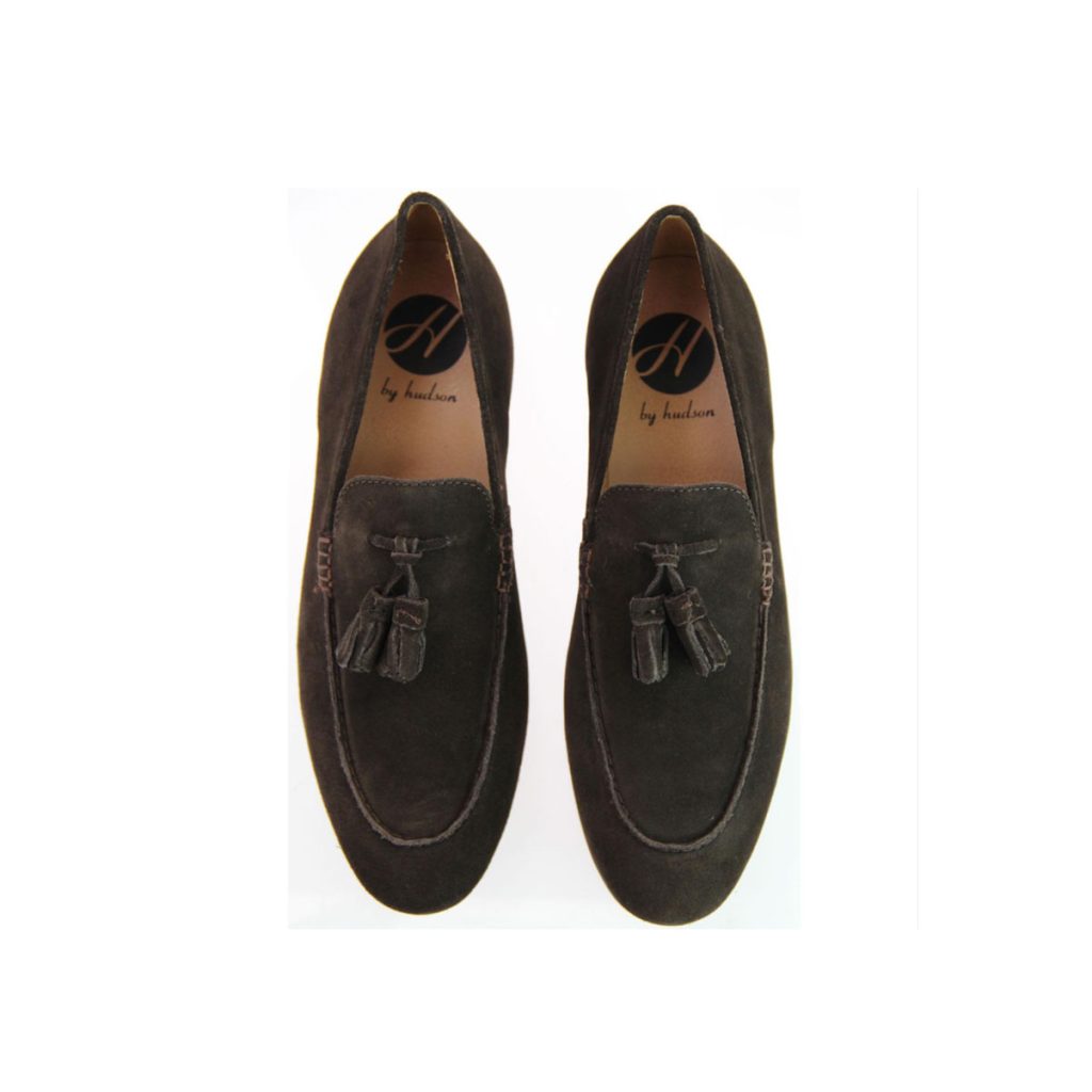 Hudson London Men's Bolton Suede Loafers - Brown