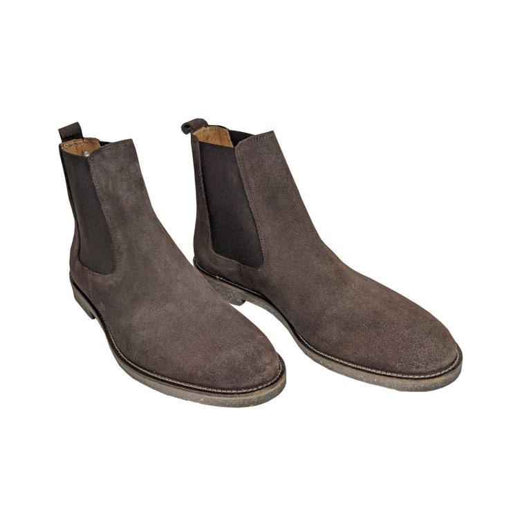 Hudson London Men's Karter Chelsea Suede Boots - Dark burn