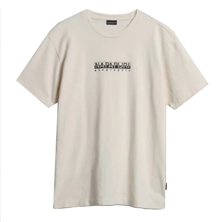 Napapijri SS3 Regular Fit Short Sleeve T-Shirt - Whitecap Grey